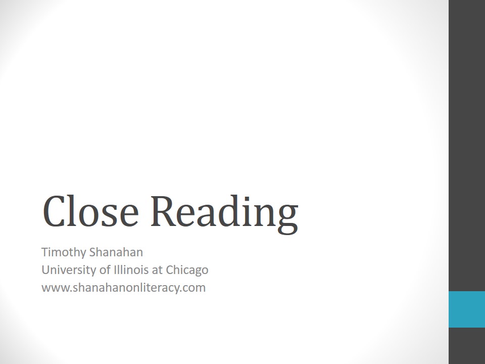 Close Reading 