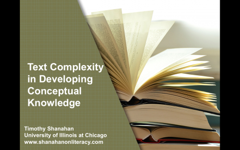 Text Complexity in Developing Conceptual Knowledge