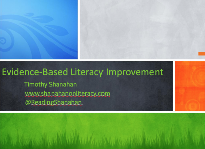 Evidence-Based Reading Instruction