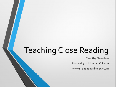 A Closer Look at Close Reading