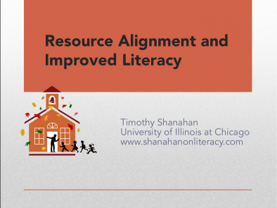 Resource Alignment Pyramid and Literacy Achievement
