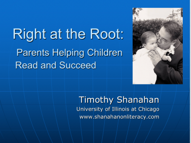 Right at the Root: Parents Helping Children to Read and Succeed