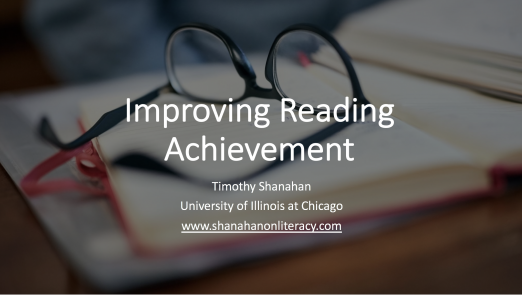 How to Improve Reading Achievement Part 1