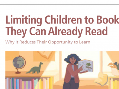 Limiting Children to Books They Can Already Read