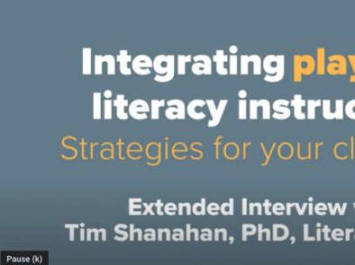 Integrating Play Into Literacy Instruction