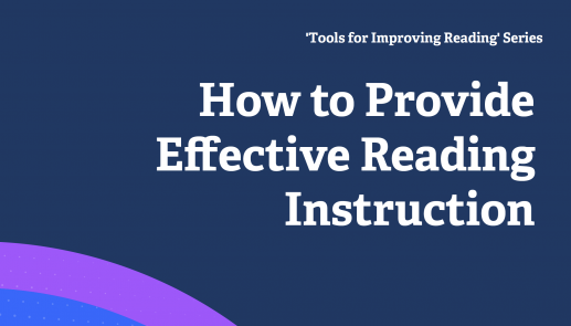 How to Provide Effective Reading Instruction