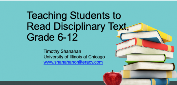 Teaching Students to Read Disciplinary Texts, Grades 6-12